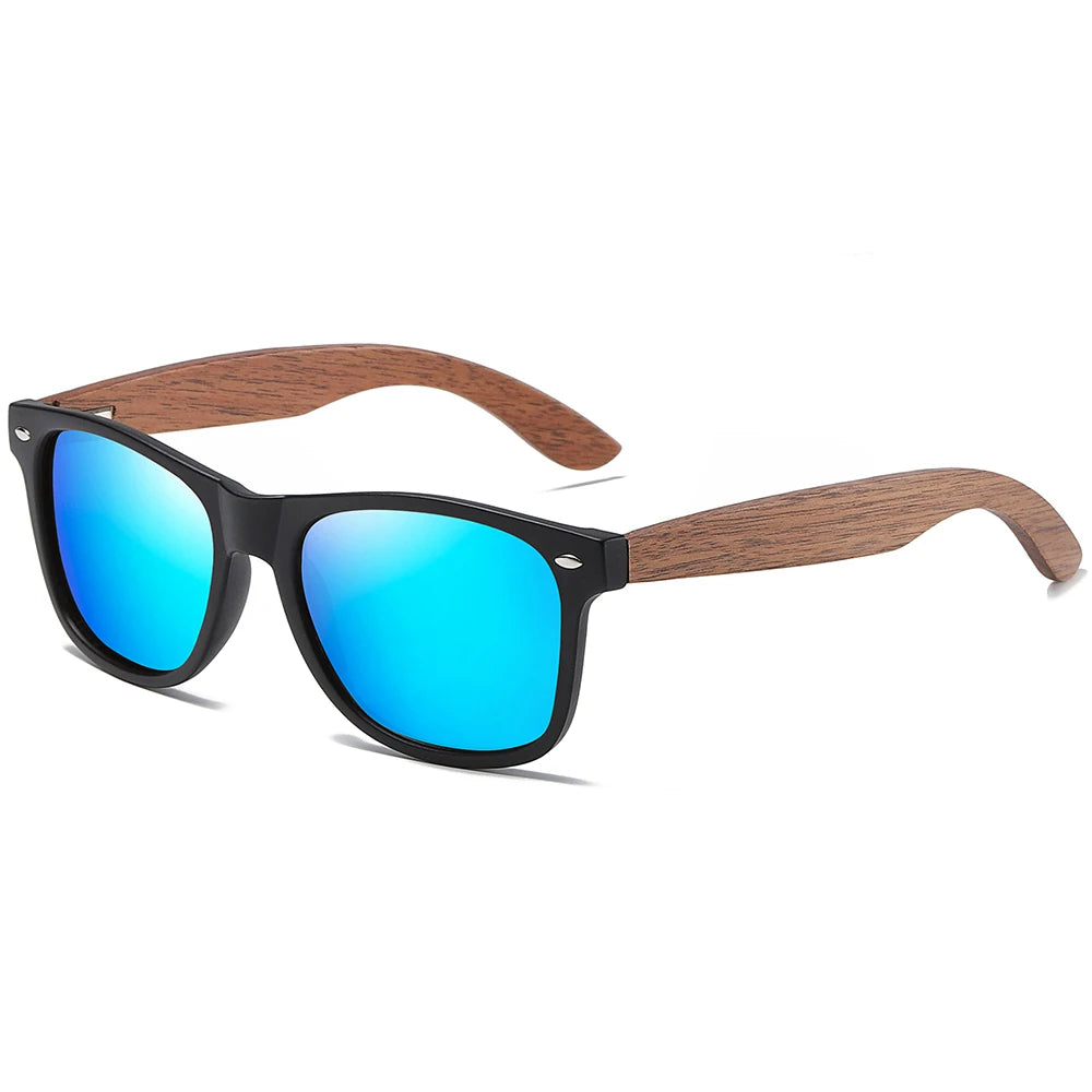 Eco-Friendly Walnut Wood Polarized Sunglasses
