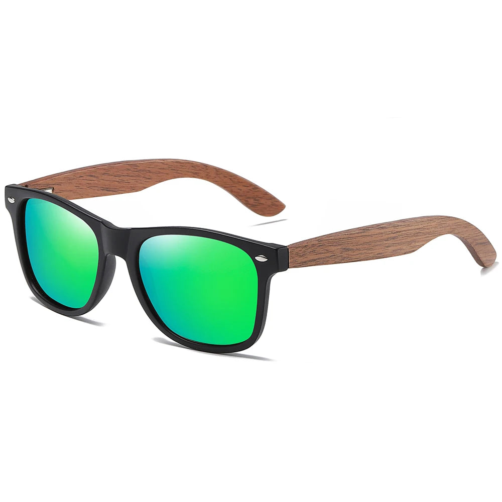 Eco-Friendly Walnut Wood Polarized Sunglasses