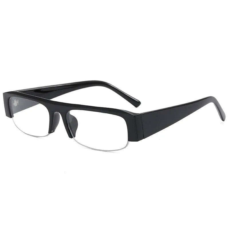 Retro Half-Frame Sunglasses