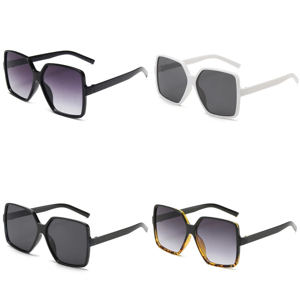 Oversized Vintage Square Sunglasses
