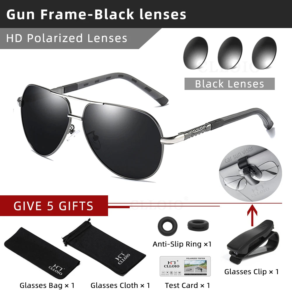 Aluminum Pilot Sunglasses