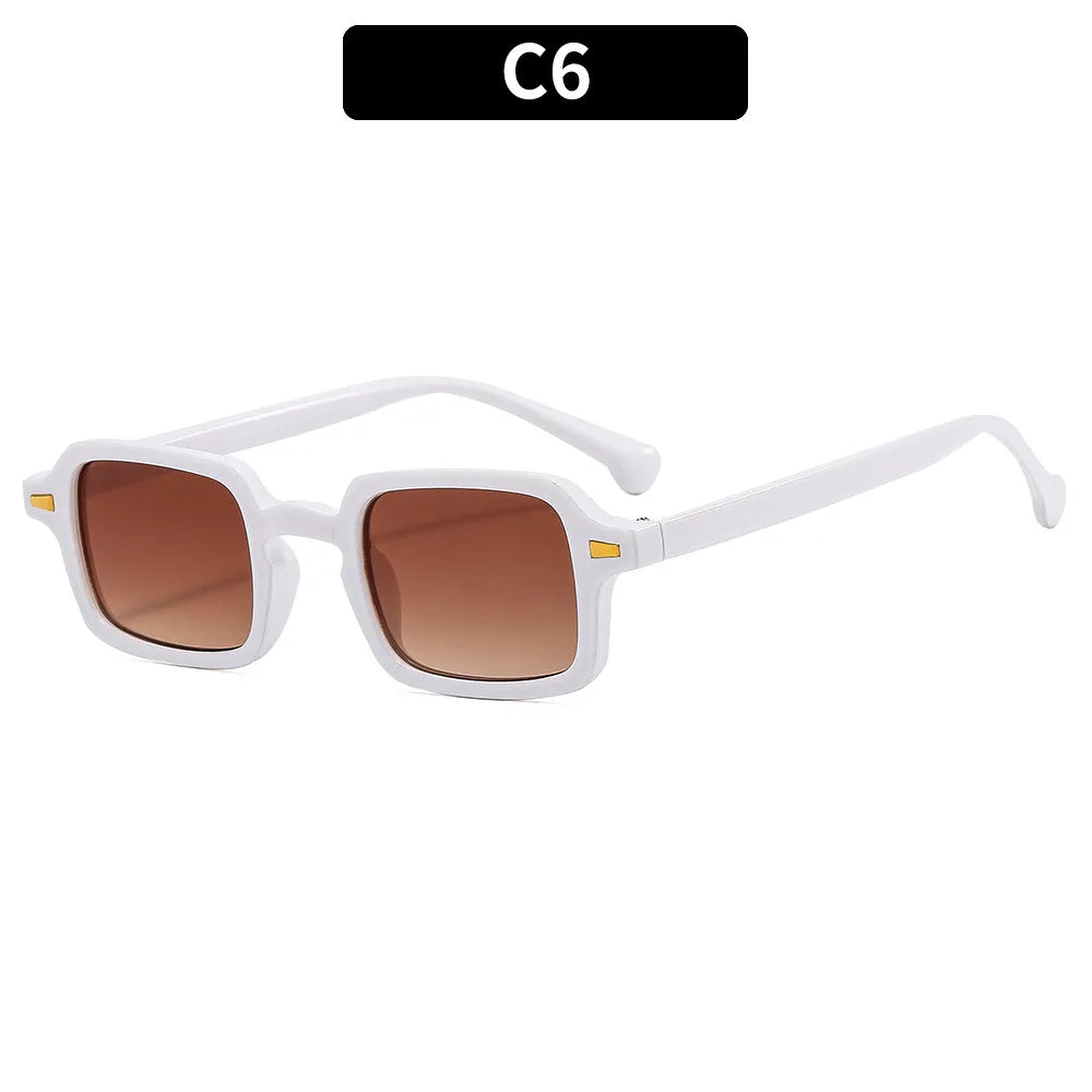 Luxury Vintage Rectangle Sunglasses