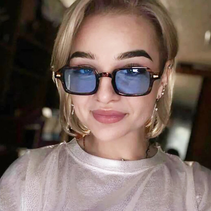 Luxury Vintage Rectangle Sunglasses