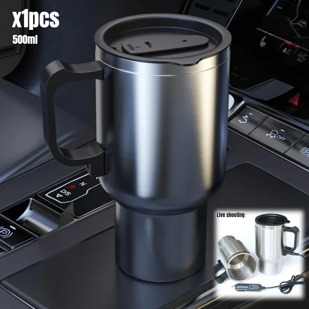 Smart 2-in-1 Car Cup Holder: Rapid Cooling & Heating