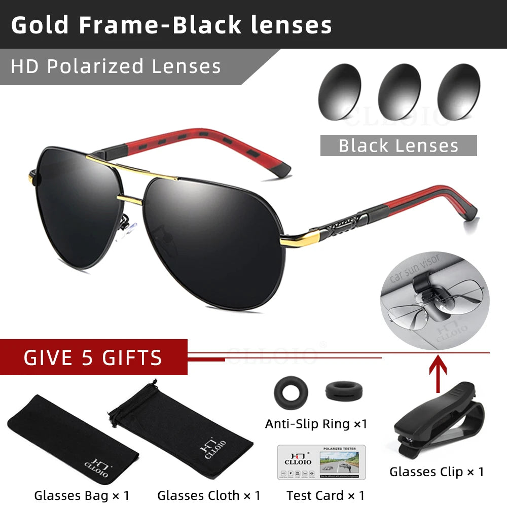 Aluminum Pilot Sunglasses