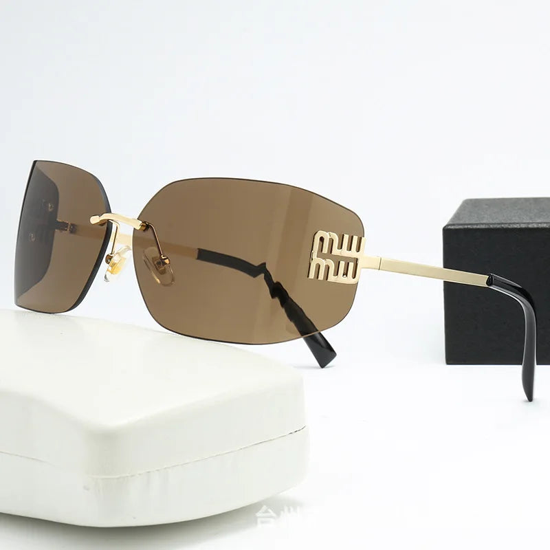 Curved One-Piece Shield Sunglasses