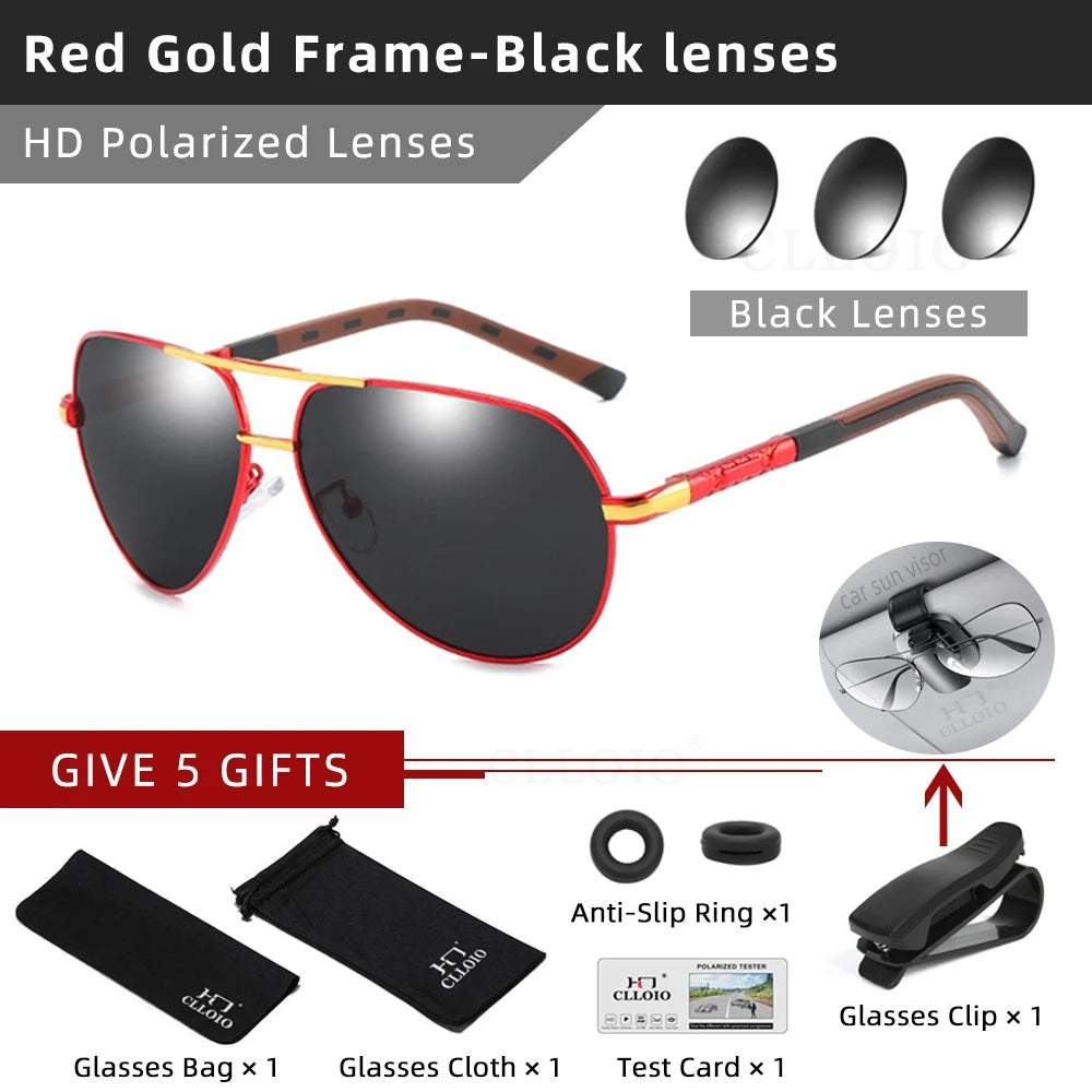 Aluminum Pilot Sunglasses