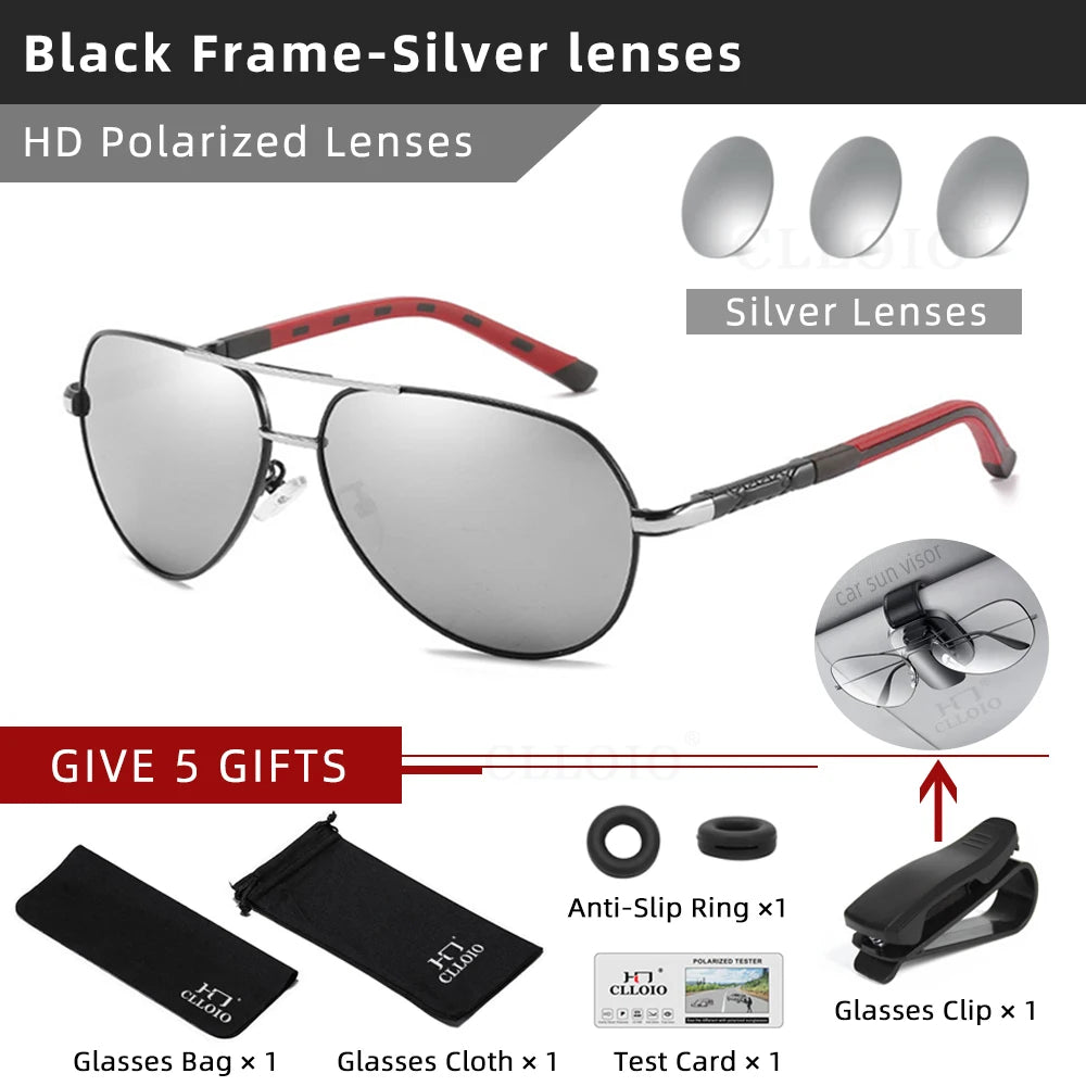 Aluminum Pilot Sunglasses