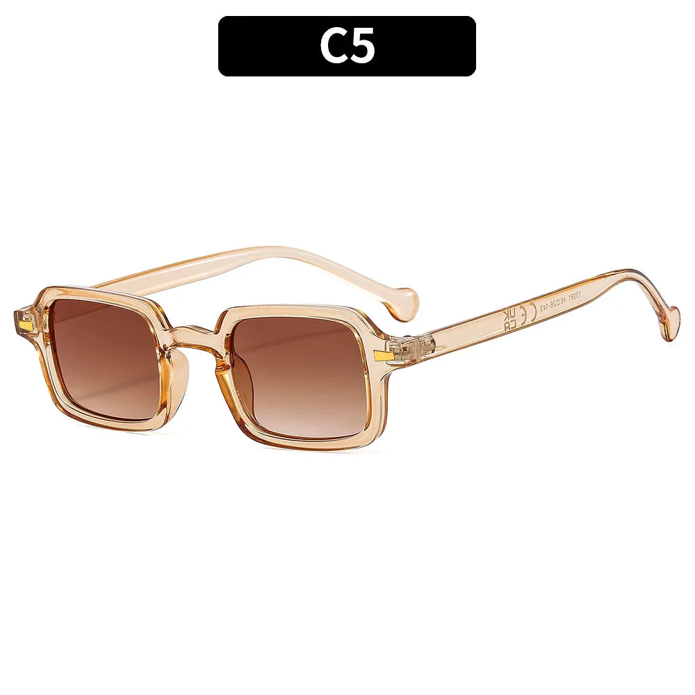 Luxury Vintage Rectangle Sunglasses