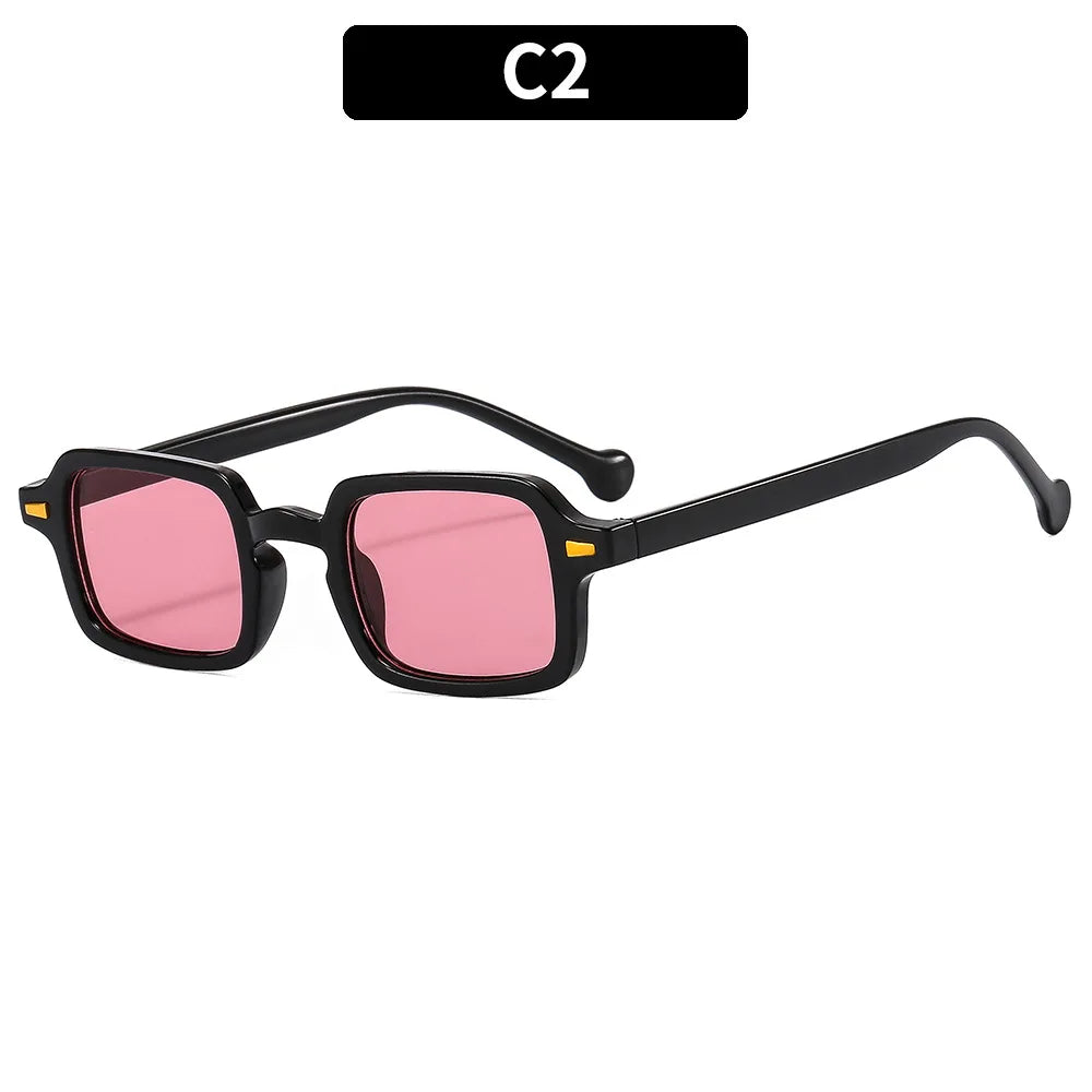 Luxury Vintage Rectangle Sunglasses