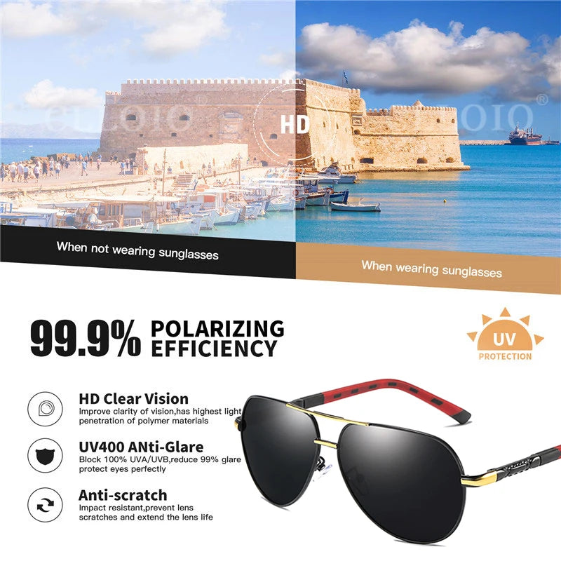 Aluminum Pilot Sunglasses