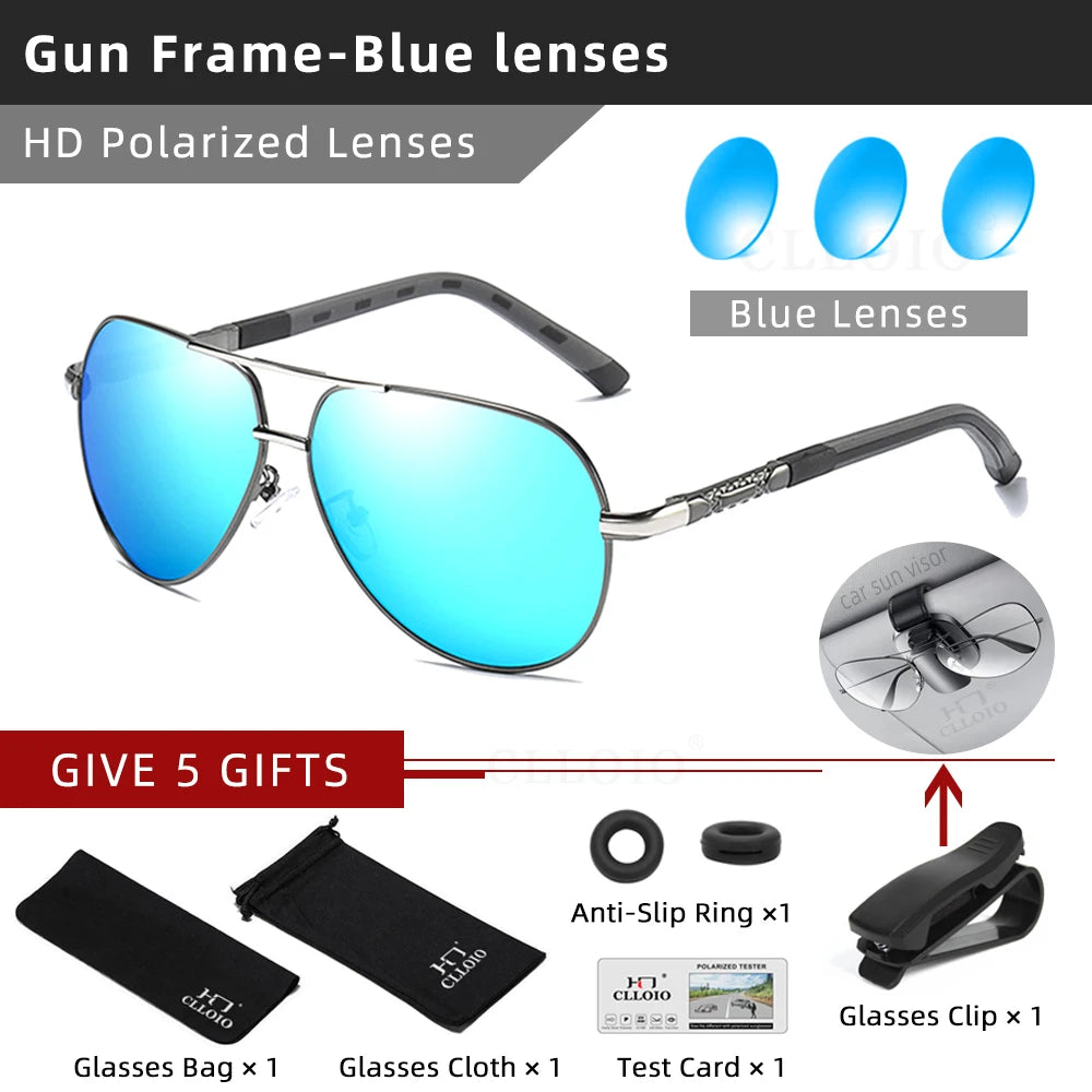 Aluminum Pilot Sunglasses