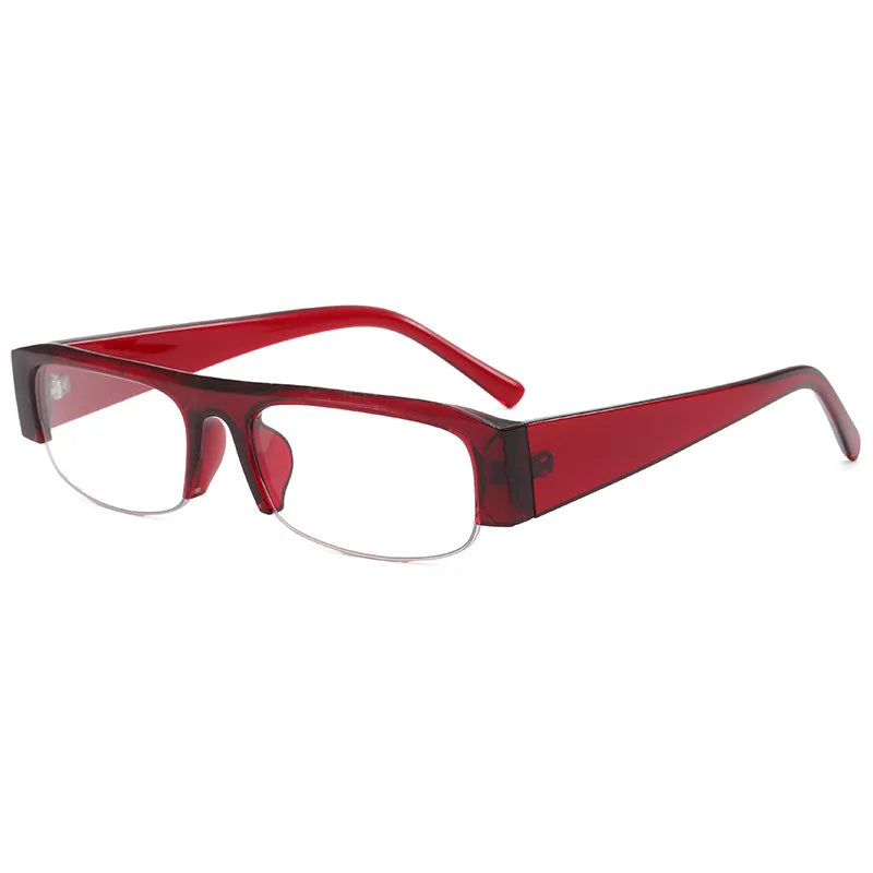 Retro Half-Frame Sunglasses