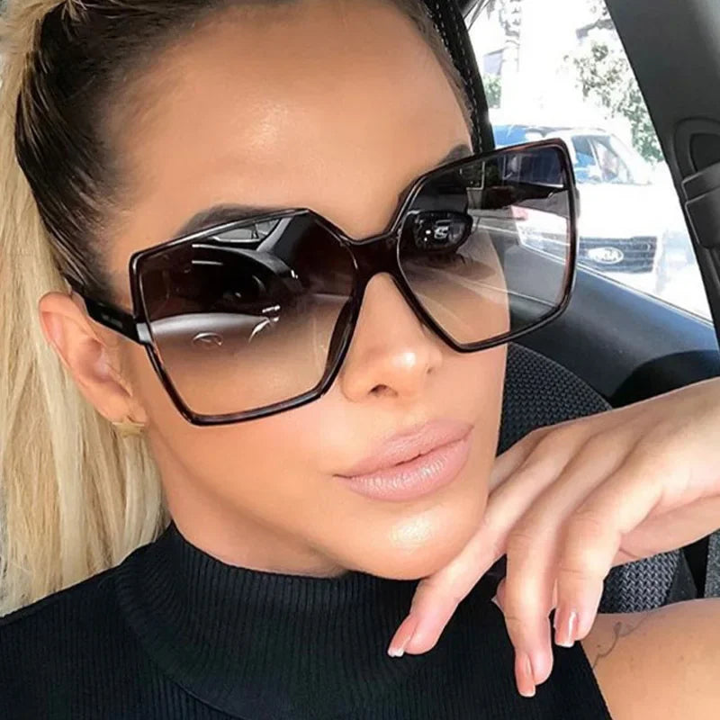 Oversized Vintage Square Sunglasses