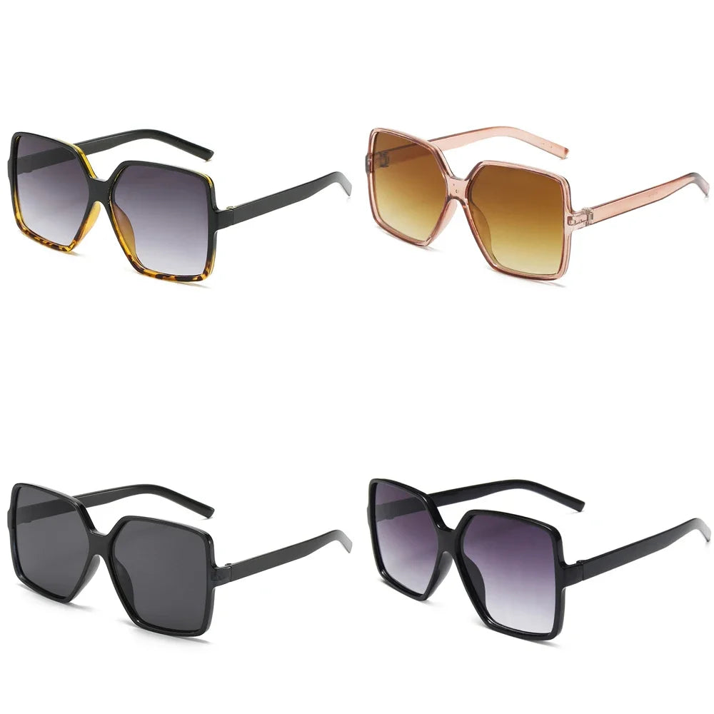 Oversized Vintage Square Sunglasses