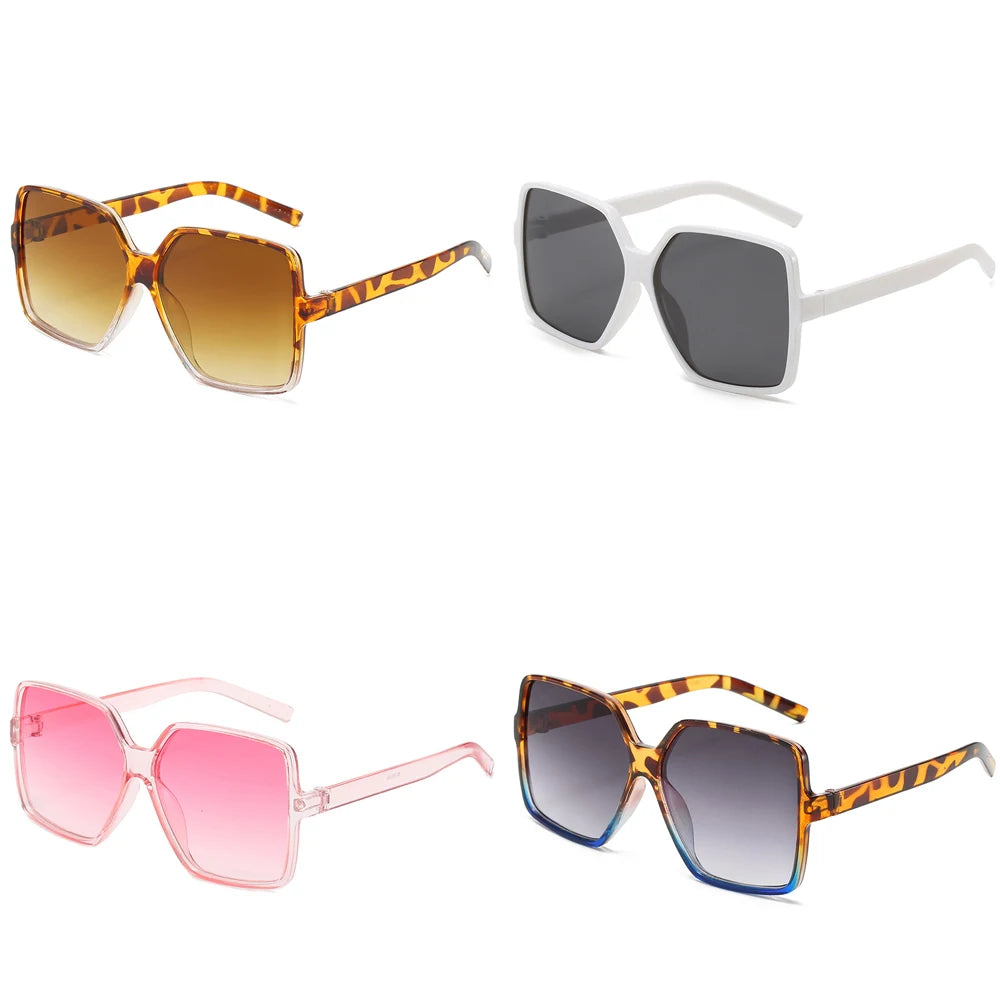 Oversized Vintage Square Sunglasses