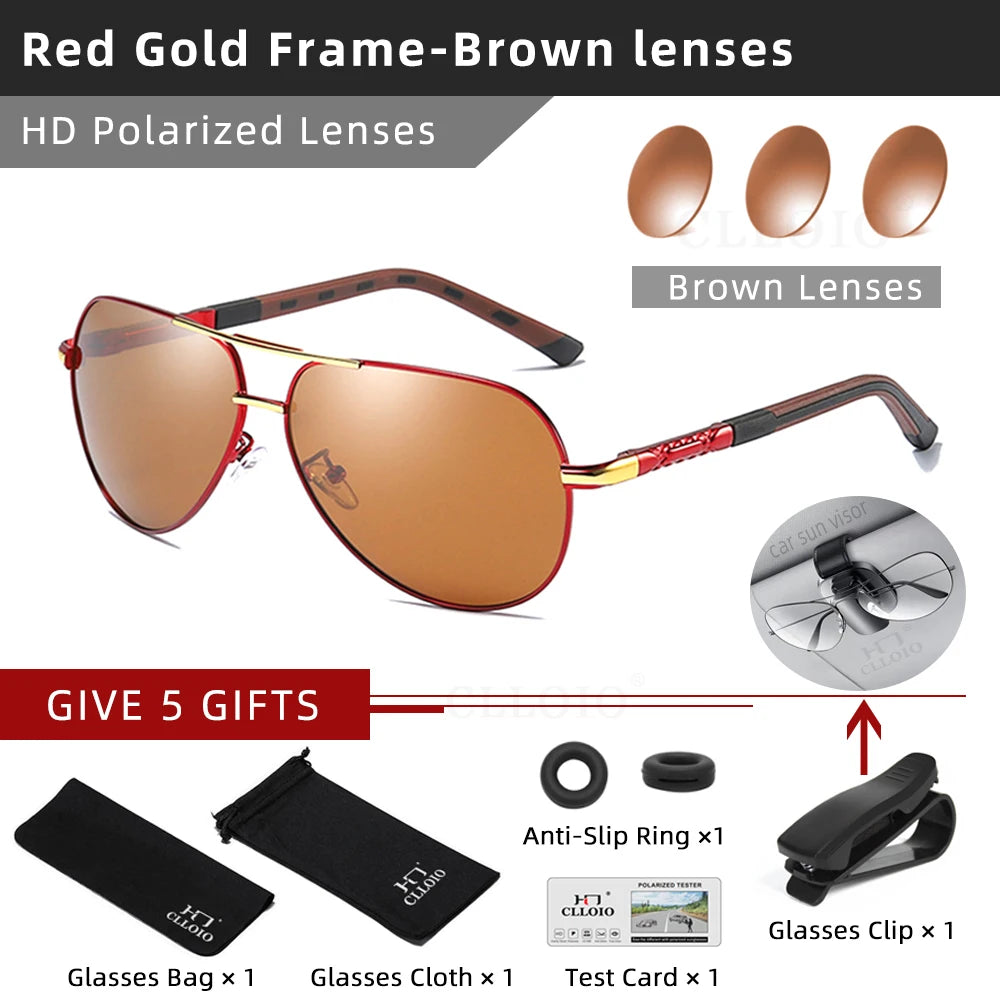 Aluminum Pilot Sunglasses