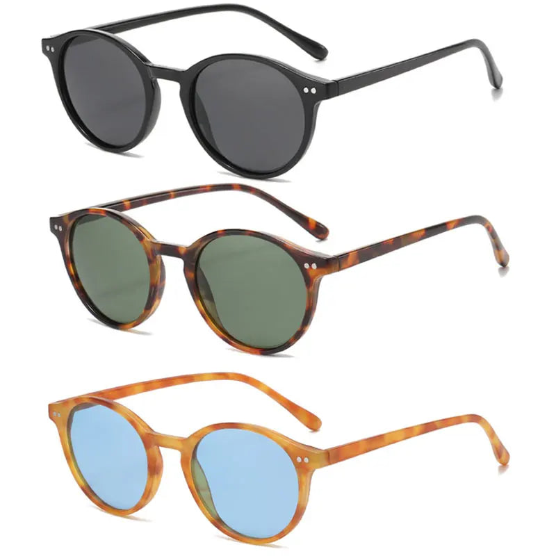 Retro Round Polarized Sunglasses