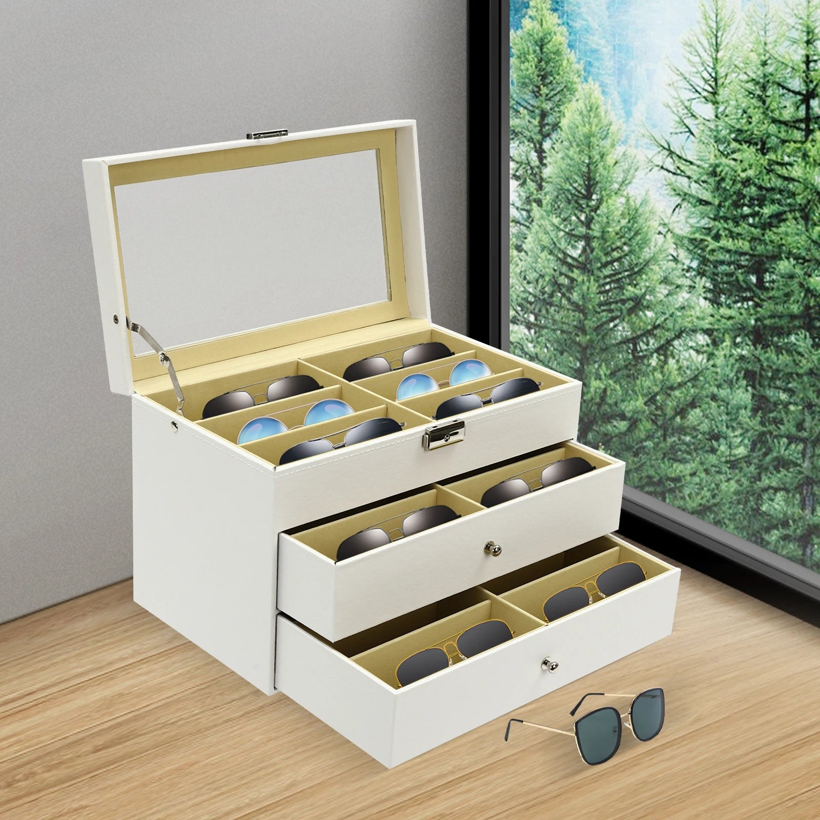 3-Tier Sunglasses Storage Box
